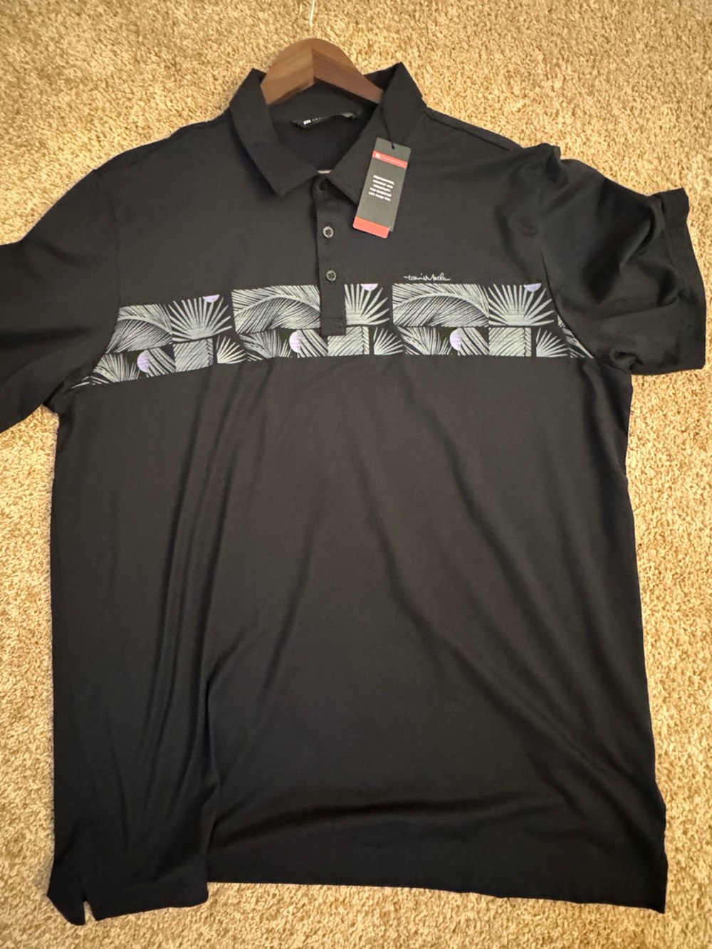 NWT travis Matthew golf shirt size 2XL